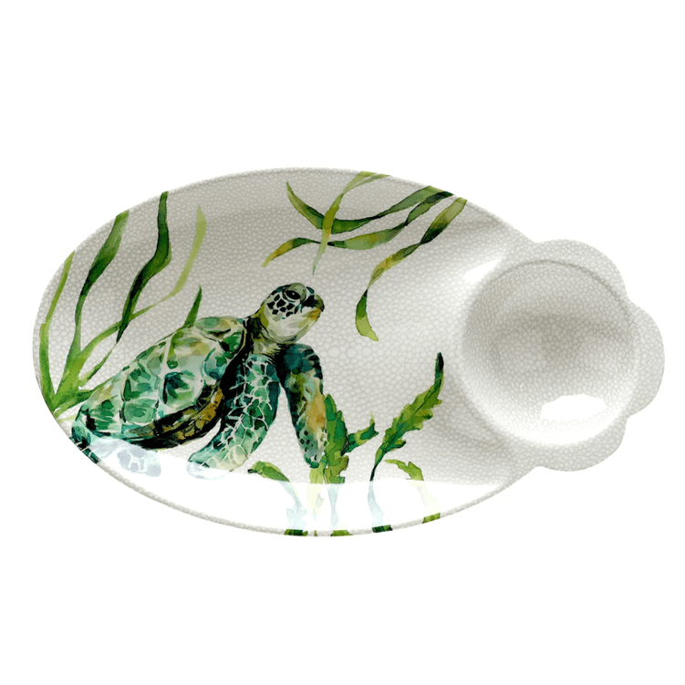 Petisqueira Oval Tartaruga Em Melamina 35Cm - Entrecasa Petisqueira Oval Tartaruga Em Melamina 35Cm - Entrecasa